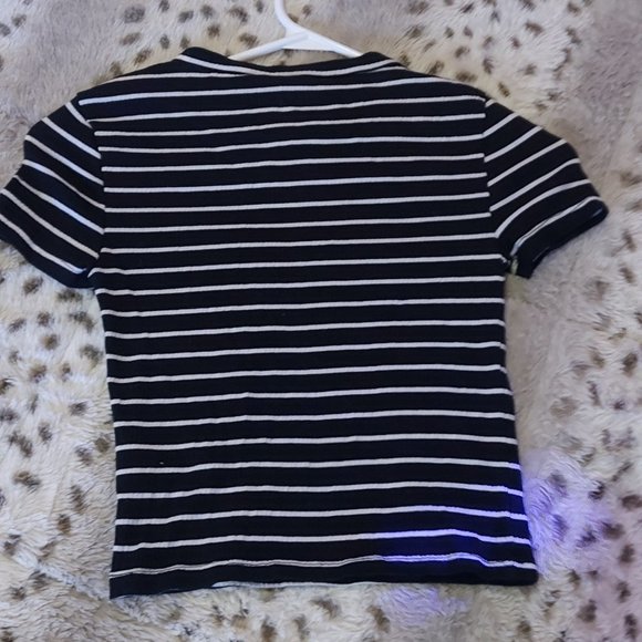 DIVIDED H&M BASIC Striped T-shirt - Picture 2 of 2